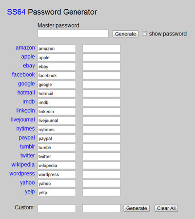 generatore di password