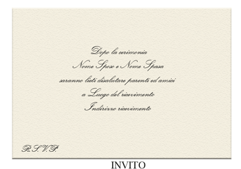 invito matrimonio tradizionale