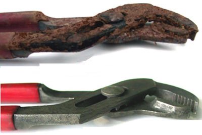 come togliere la ruggine